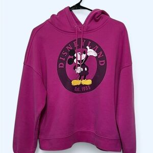 Walt Disney Mickey Mouse Women's Pink Hoodie Sweater
